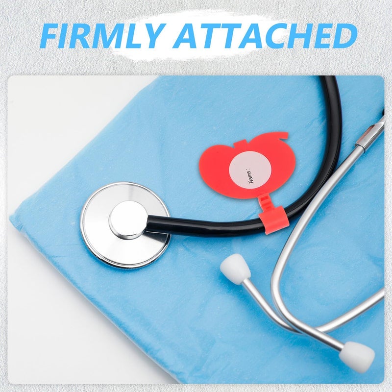 Polymer Stethoscope Charms 12pcs Organ Shape Tags Medical Name Card - Image 5