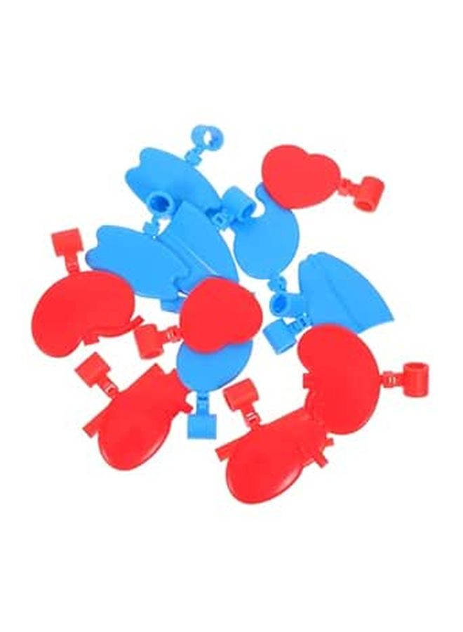 Polymer Stethoscope Charms 12pcs Organ Shape Tags Medical Name Card - Image 1