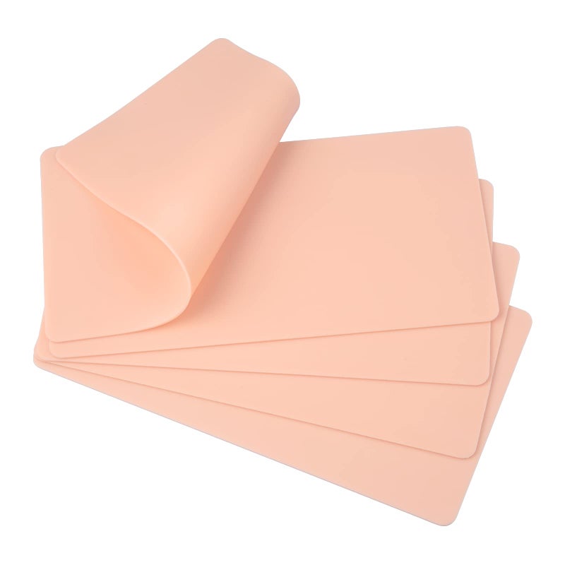 Benbilry Blank Tattoo Practice Skin 107 x 6 2MM Thick Double Sides Tattooing Eyebrow Practice Skin Large Size 5 Sheets for Beginners and Experienced Tattoo Artists