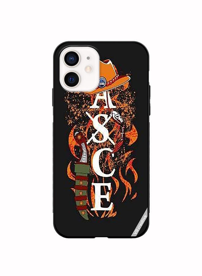 VR CREATIVE Protective Case Cover For Apple iPhone 12 mini Fire First Ace Design Multicolour  - Image 1