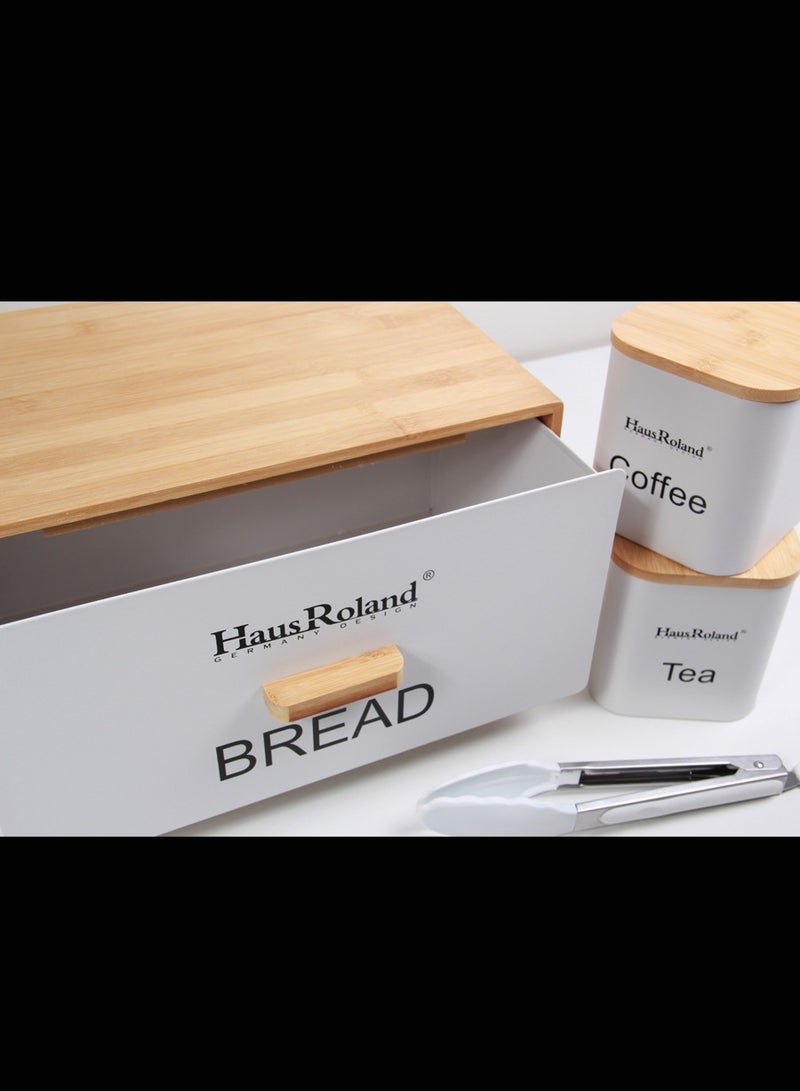 HausRoland Tea and coffee storage jars with ayasha for baking storage - Image 4