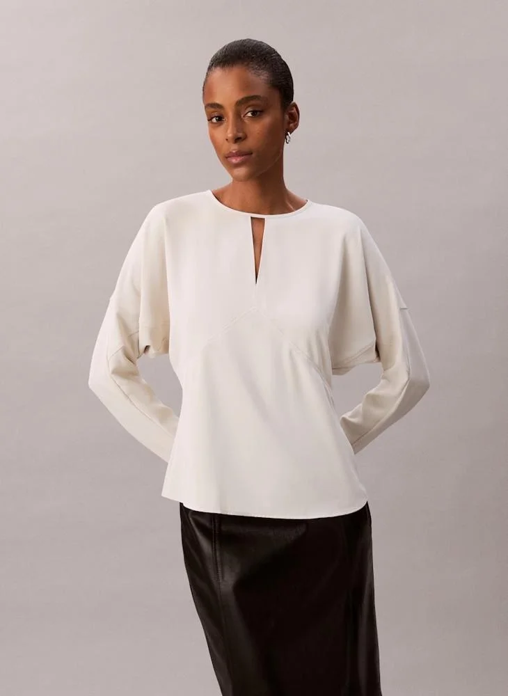 CALVIN KLEIN Casual V-Neck Top