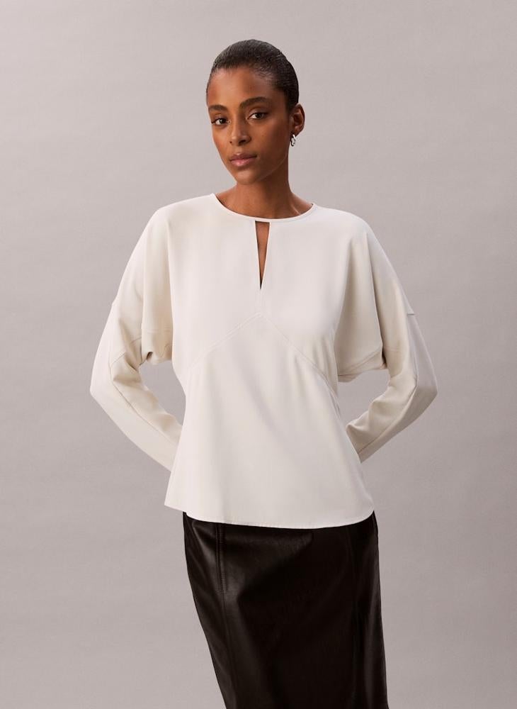 CALVIN KLEIN Casual V-Neck Top - Image 1