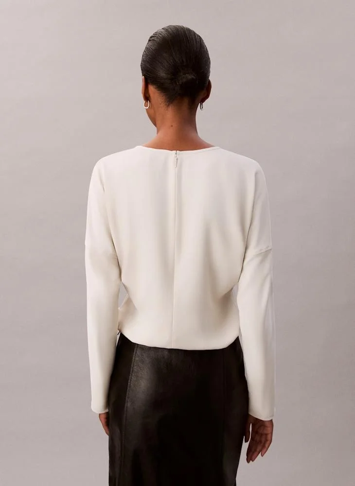 CALVIN KLEIN Casual V-Neck Top