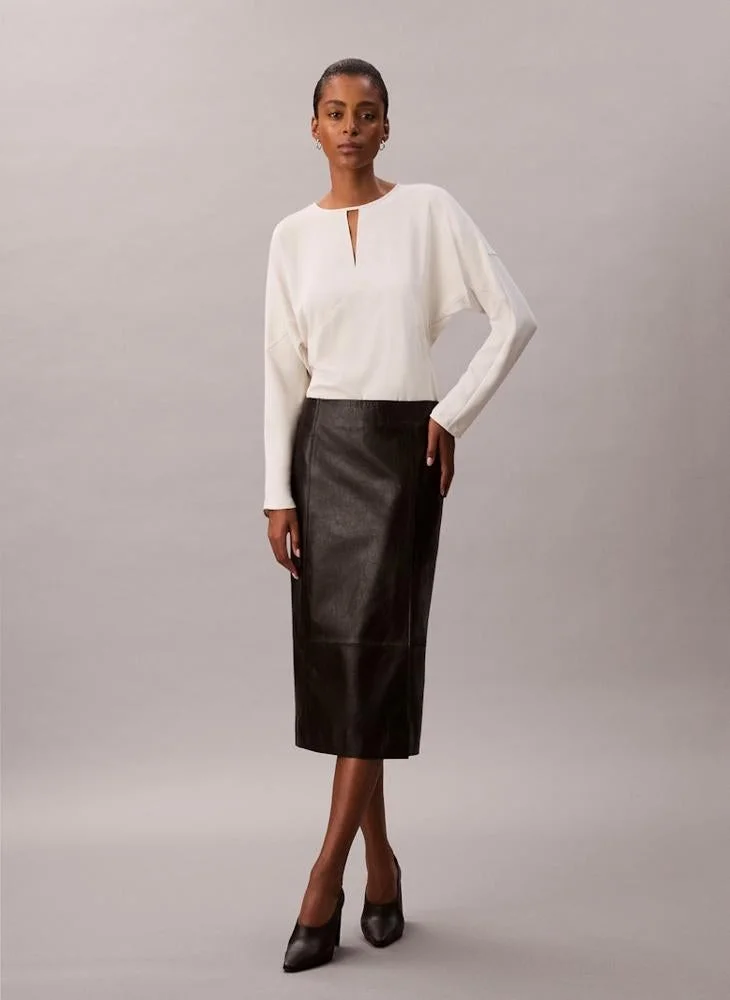 Calvin Klein  Casual V-Neck Top for Women | Best Price UAE