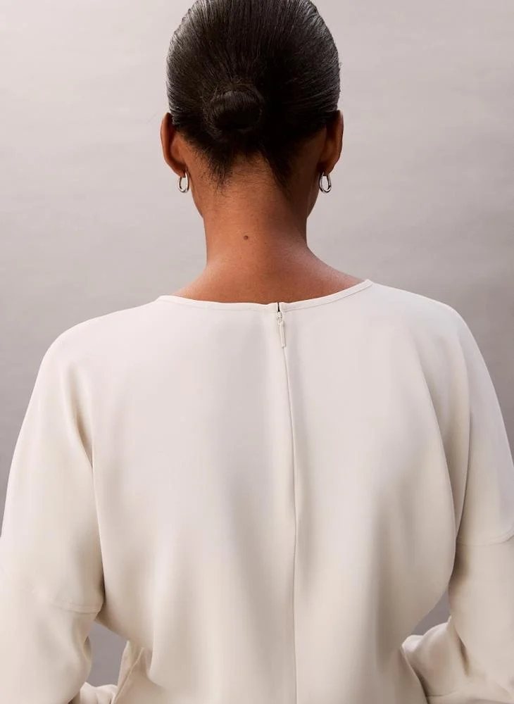 Calvin Klein  Casual V-Neck Top for Women | Best Price UAE
