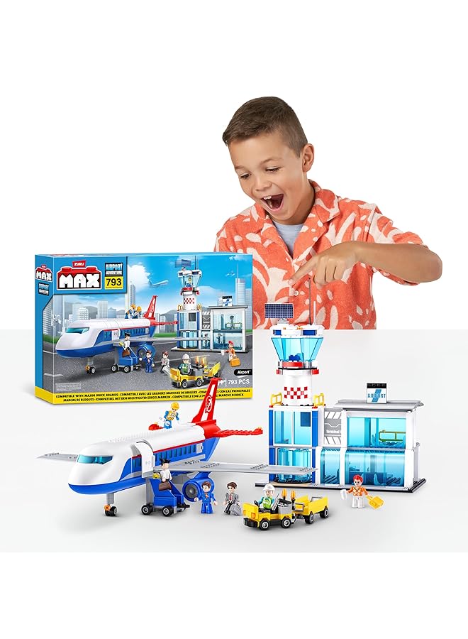 ماكس مجموعة ألعاب مطار المدينة الدولي 785 قطعة - Image 5