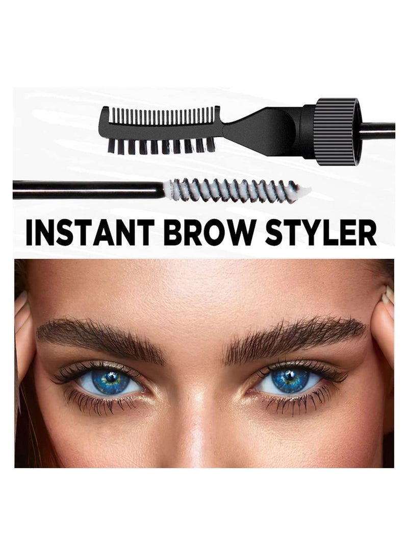 SYOSI جل الحواجب جل تصفيف الحواجب للحواجب الريشية والمنتفخة جل حواجب شفاف لا يلتصق جل تثبيت الحواجب طويل الأمد جل حواجب صحي مقاوم للماء تأثير تصفيف الحواجب للنساء والرجال للاستخدام المنزلي في المكياج - Image 3