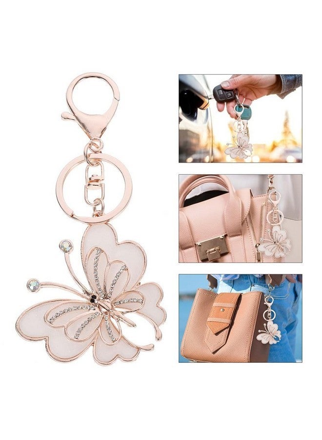 Fapiwen Butterfly Keychain, Cute Key Chain, 1 Set Butterfly Gift, Key Chain For Girls, Stylish Keychain For Bike, Car Key Chain, Bag Charms For Sisters & Friends - Image 5