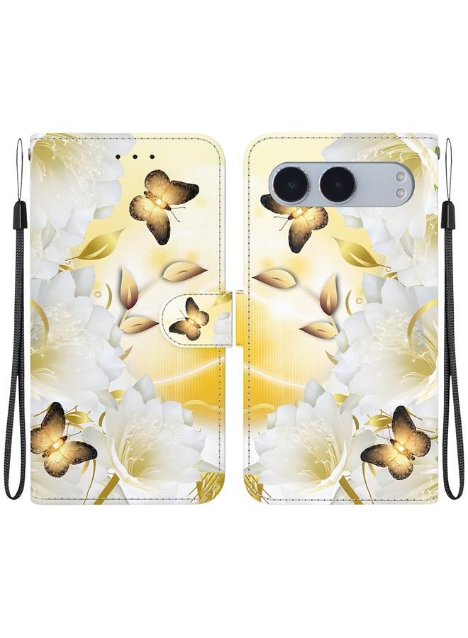 اس-توب جراب هاتف OnePlus Nord 4 مصنوع من الجلد برسومات ملونة وملمس كريستالي - Image 1