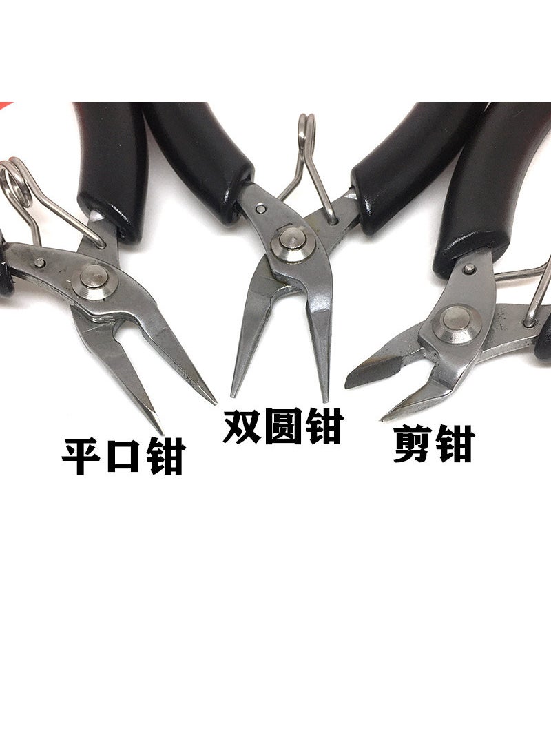 Generic - Stainless Steel Jewelry Pliers DIY Crafting Beading Tool Double round pliers - Image 1
