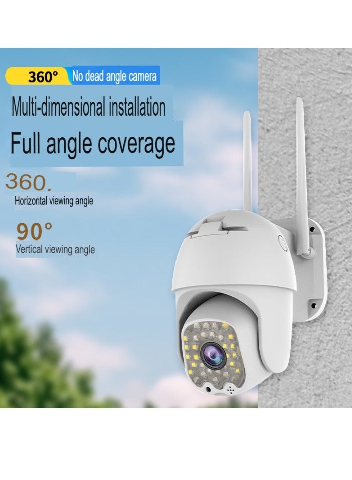 AROAQ 4G Surveillance Camera, 360 Degree Panoramic Home Smart Security Camera, Waterproof Full Color Night Vision CCTV Camera, Durable Outdoor Security Video Camera, (1pc) - Image 3