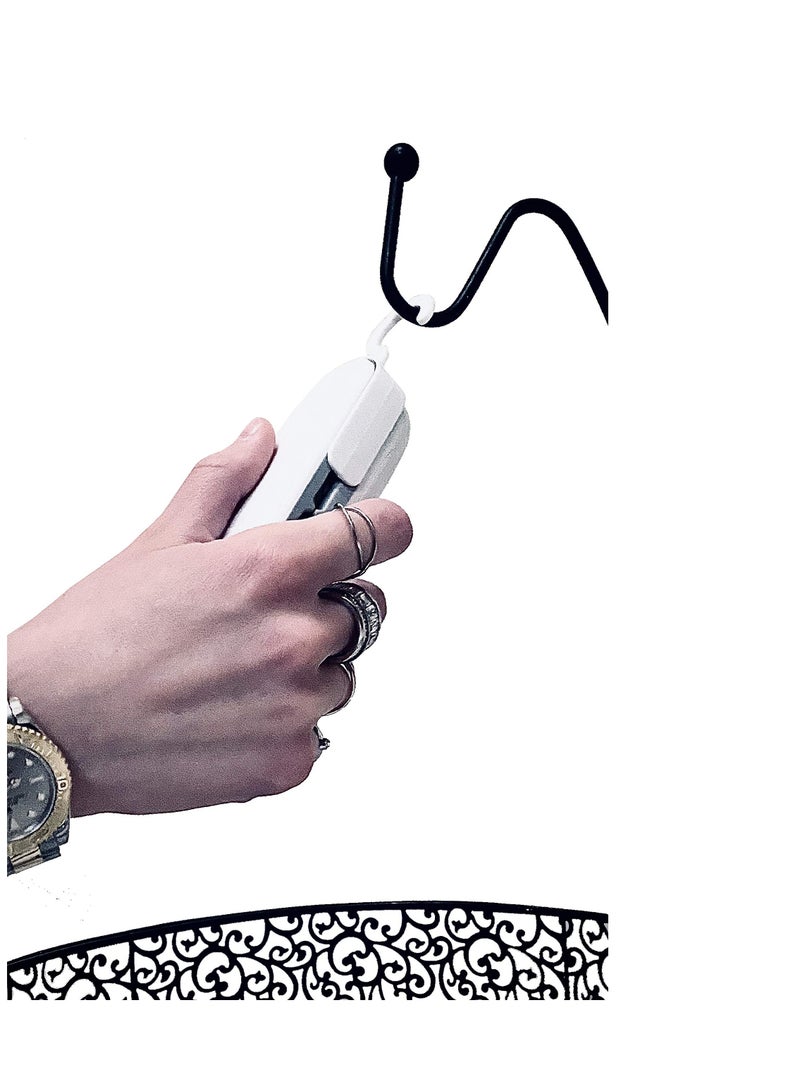 SYOSI خاتم الأكياس الصغير، جهاز محمول 2 في 1 لختم الطعام وقاطع، آلات ختم حرارية، ختم بلاستيكي، جهاز ختم الطعام باليد للأكياس البلاستيكية لحفظ الطعام أكياس snacks للحفاظ على freshness - Image 4