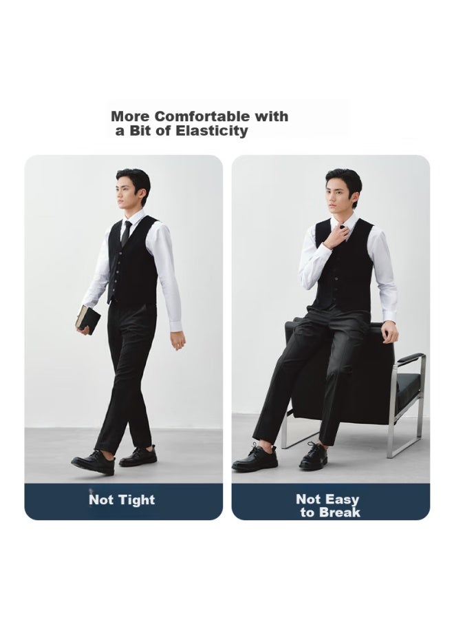 JD.com Men'S Business Anti-Wrinkle Easy Care Straight Leg Casual Pants Men'S Suit Pants Men Navy Blue 38 - Image 2