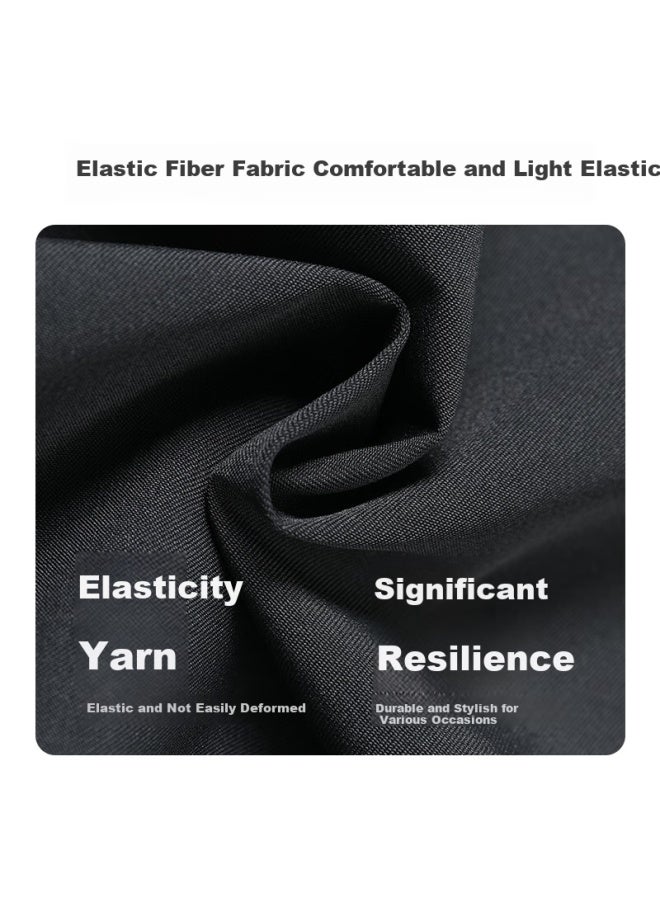 JD.com Men'S Business Anti-Wrinkle Easy Care Straight Leg Casual Pants Men'S Suit Pants Men Navy Blue 38 - Image 1