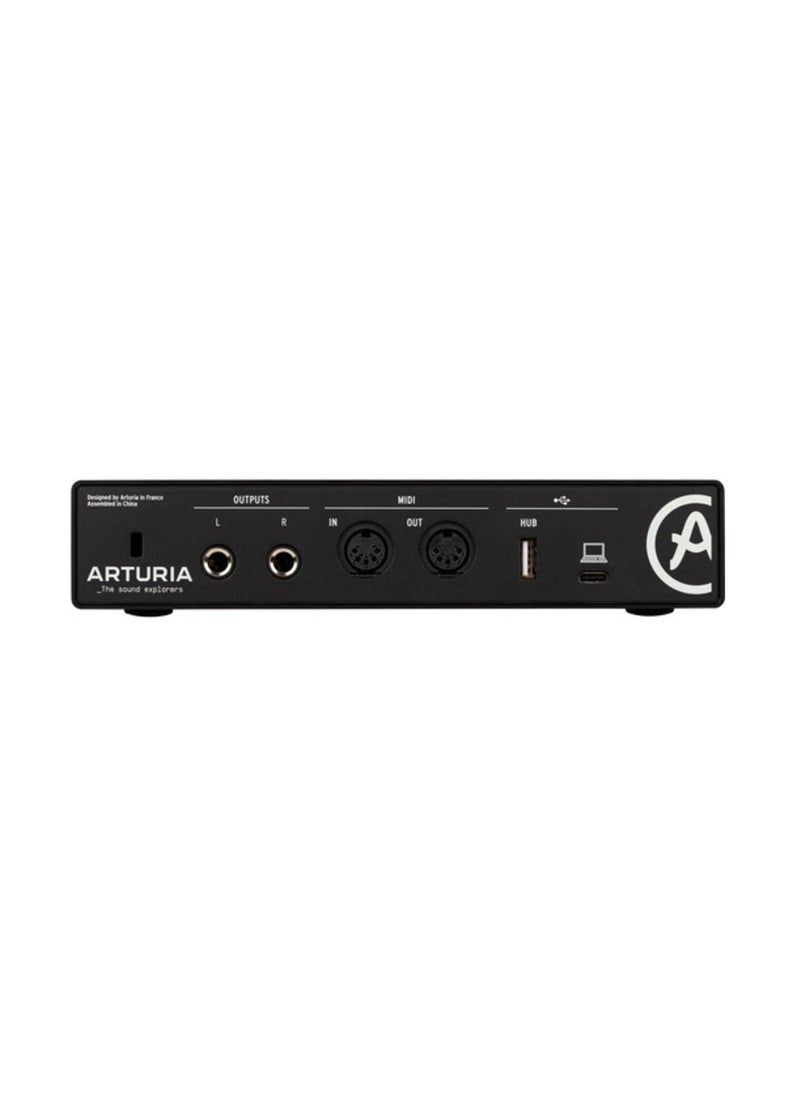 Arturia - Arturia MiniFuse 2  USB Type-C Audio/MIDI Interface (Black) - Image 1