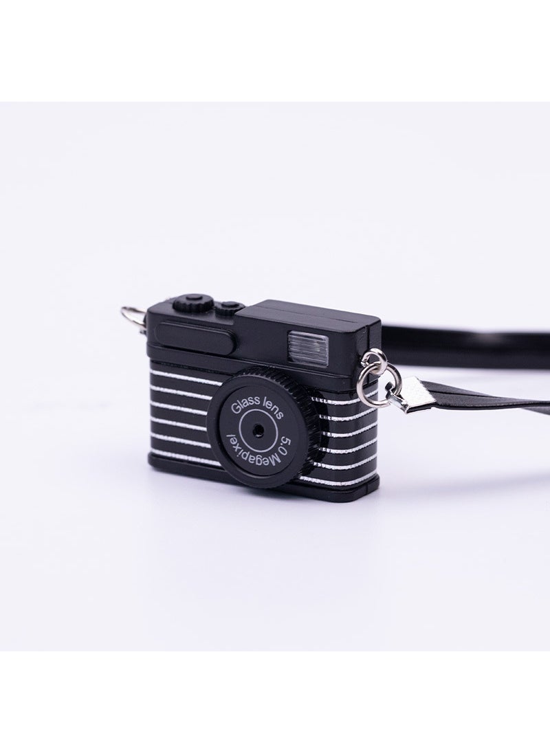 Generic - 2024 Flashing Camera Doll House Keychain 011 Black Stripes - Image 1