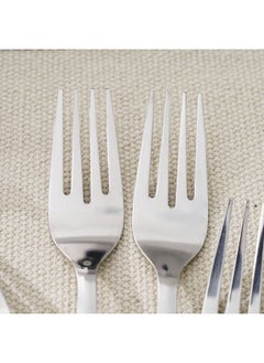DANUBE HOME Danube Home Dune 6-Pc Dinner Fork Set Elegant Silver Stainless Steel Durable And Stylish Perfect For Formal Dining Everyday Meals And Special Occasions 18.5X2.5 Cm  - Image 4