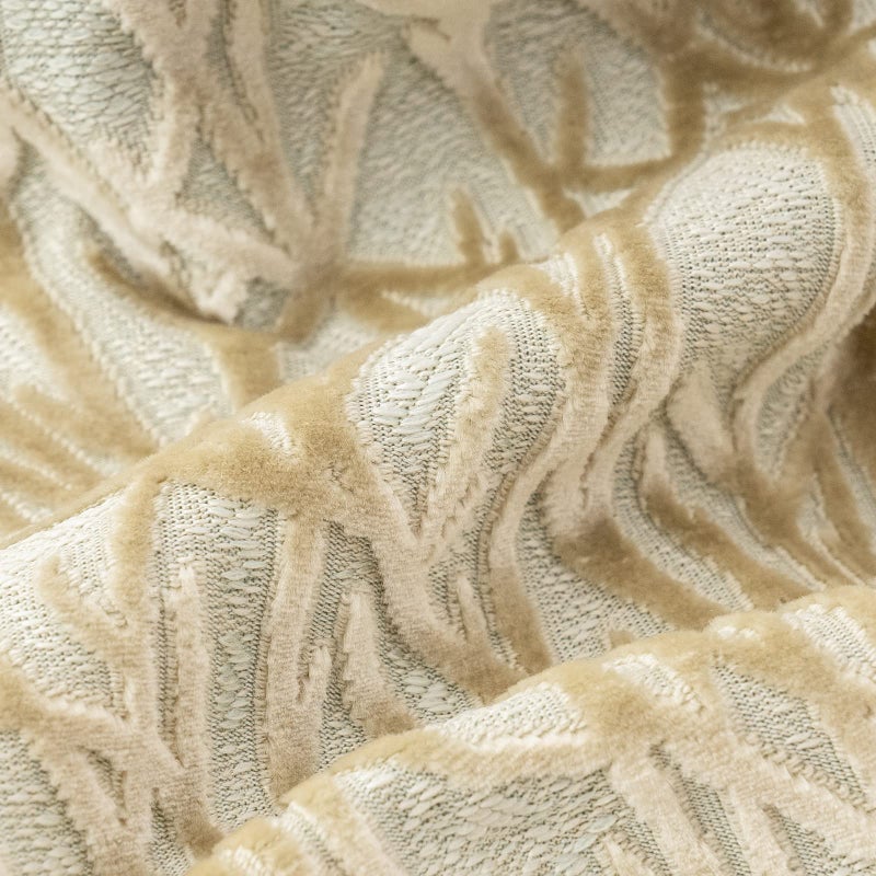 Yangest Beige Twigs Throw Pillow Cover Branches Velvet Cushion Case Neutral Pillowcase for Sofa Couch Bedroom Living Room Home Decor,18x18 Inch - Image 3