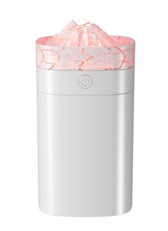 Generic Novelty Volcano-Style Humidifier and Aroma Diffuser: Home & Office Portable Model with Colorful Ambient Lights  - Image 1