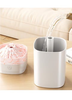 Generic Novelty Volcano-Style Humidifier and Aroma Diffuser: Home & Office Portable Model with Colorful Ambient Lights  - Image 3