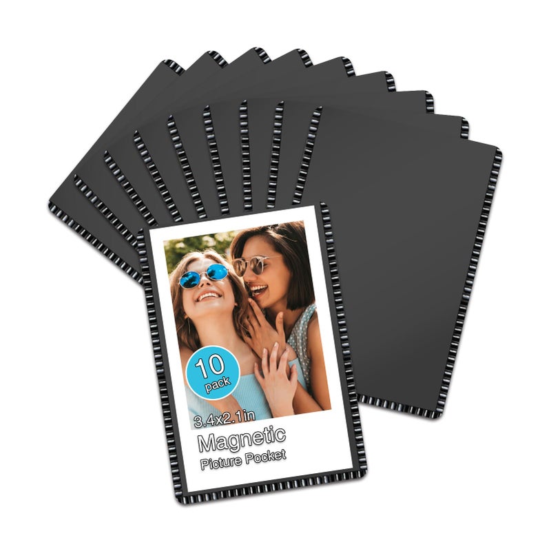 CHUNNIAO Magnetic Picture Frames,Compatible with Fuji Instax Mini Photo Film,Picture Size 3.4X2.1â€ - Image 1
