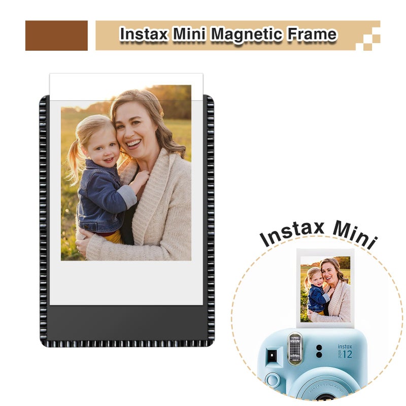 CHUNNIAO Magnetic Picture Frames,Compatible with Fuji Instax Mini Photo Film,Picture Size 3.4X2.1â€ - Image 2