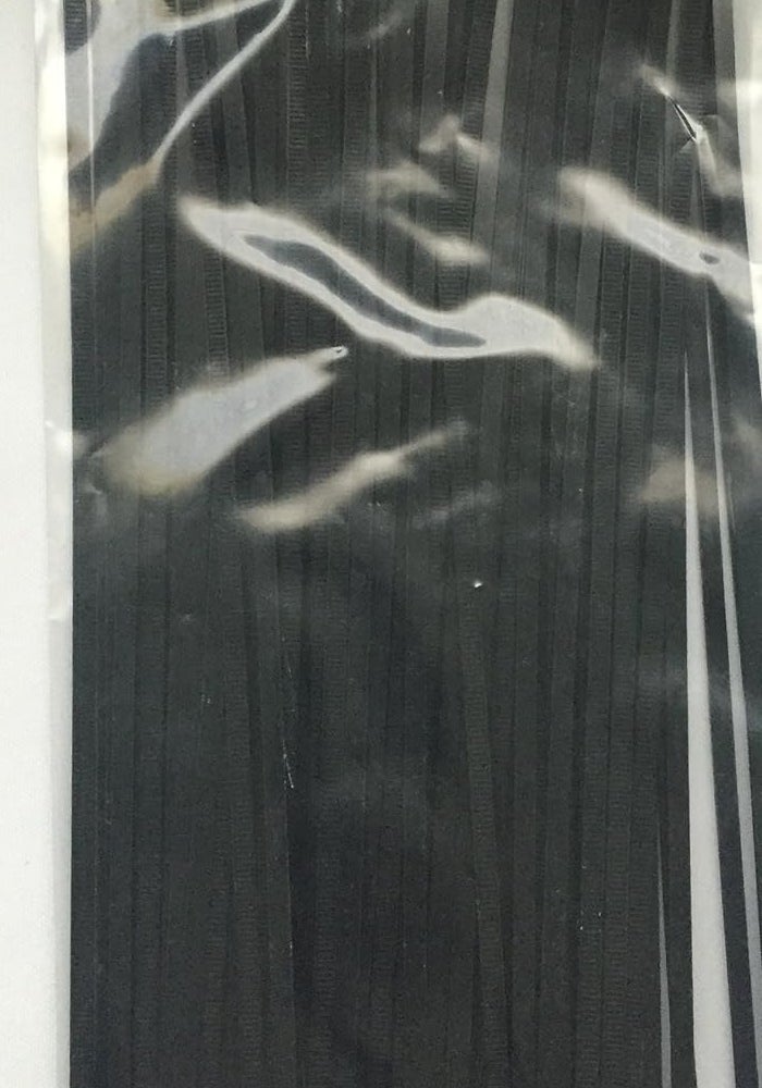 ACT 11" Standard UV Black Cable Ties - 100 Count, 50 lb Tensile Strength - Image 2