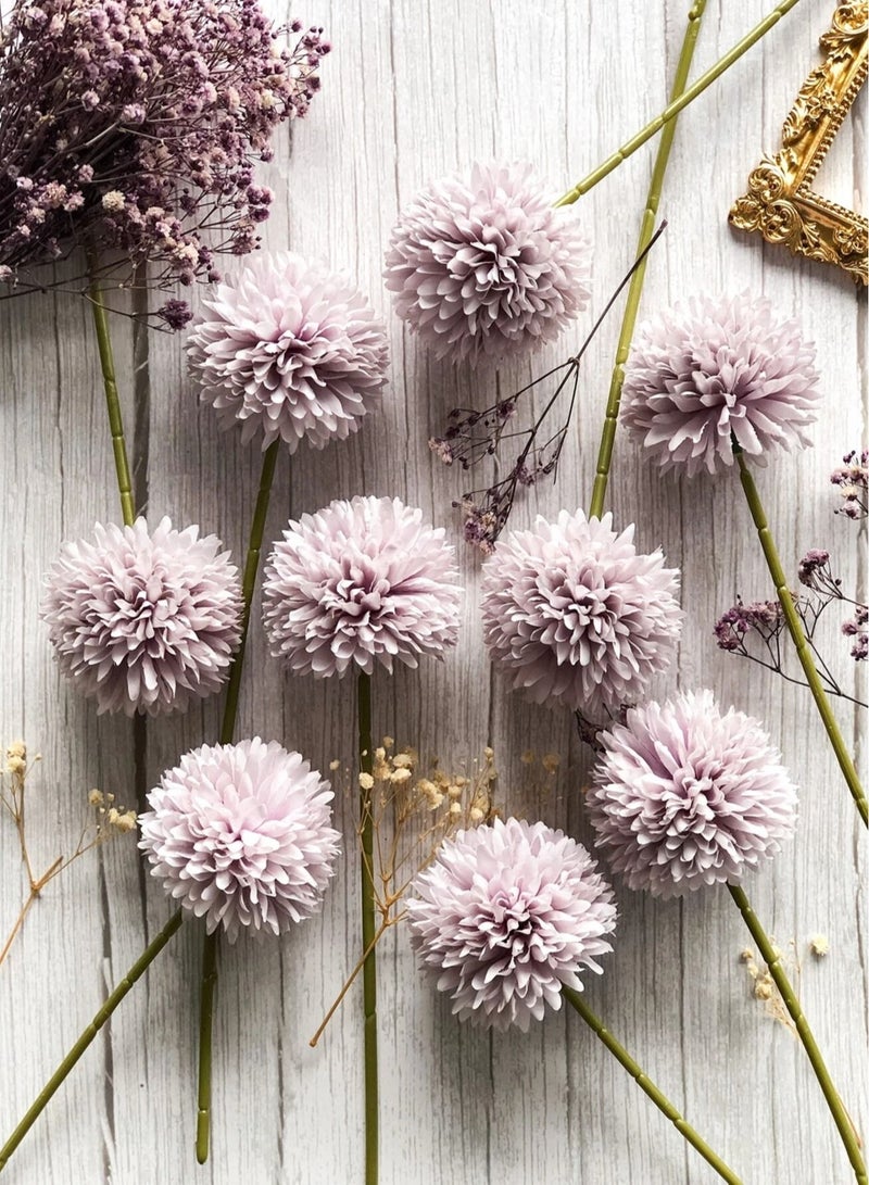 Kutis زهرة هيدرانجيا صناعية مكونة من 8 قطع - Image 2