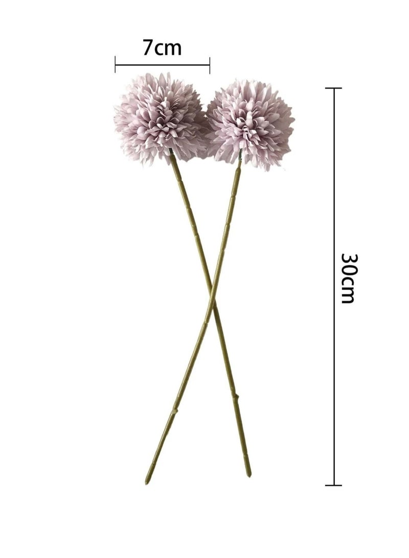 Kutis زهرة هيدرانجيا صناعية مكونة من 8 قطع - Image 3