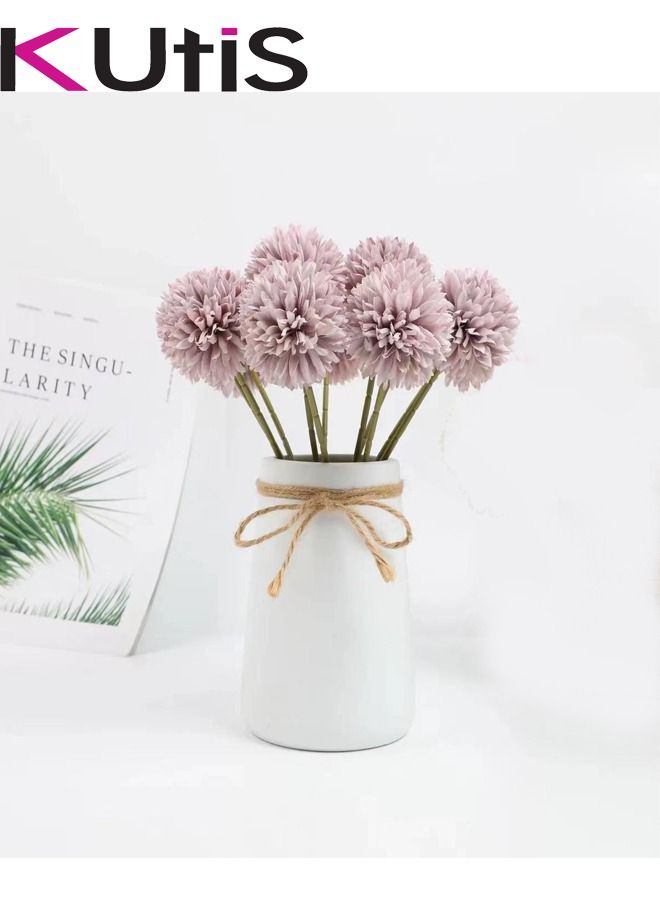 Kutis زهرة هيدرانجيا صناعية مكونة من 8 قطع - Image 1