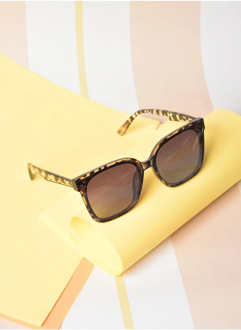 صوص هاوت Black Lens Purple Butterfly Sunglasses