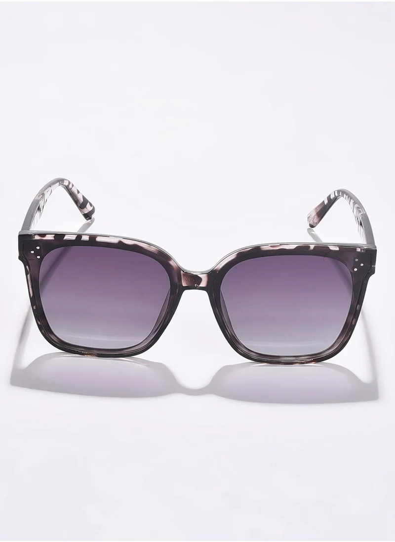 صوص هاوت Black Lens Purple Butterfly Sunglasses