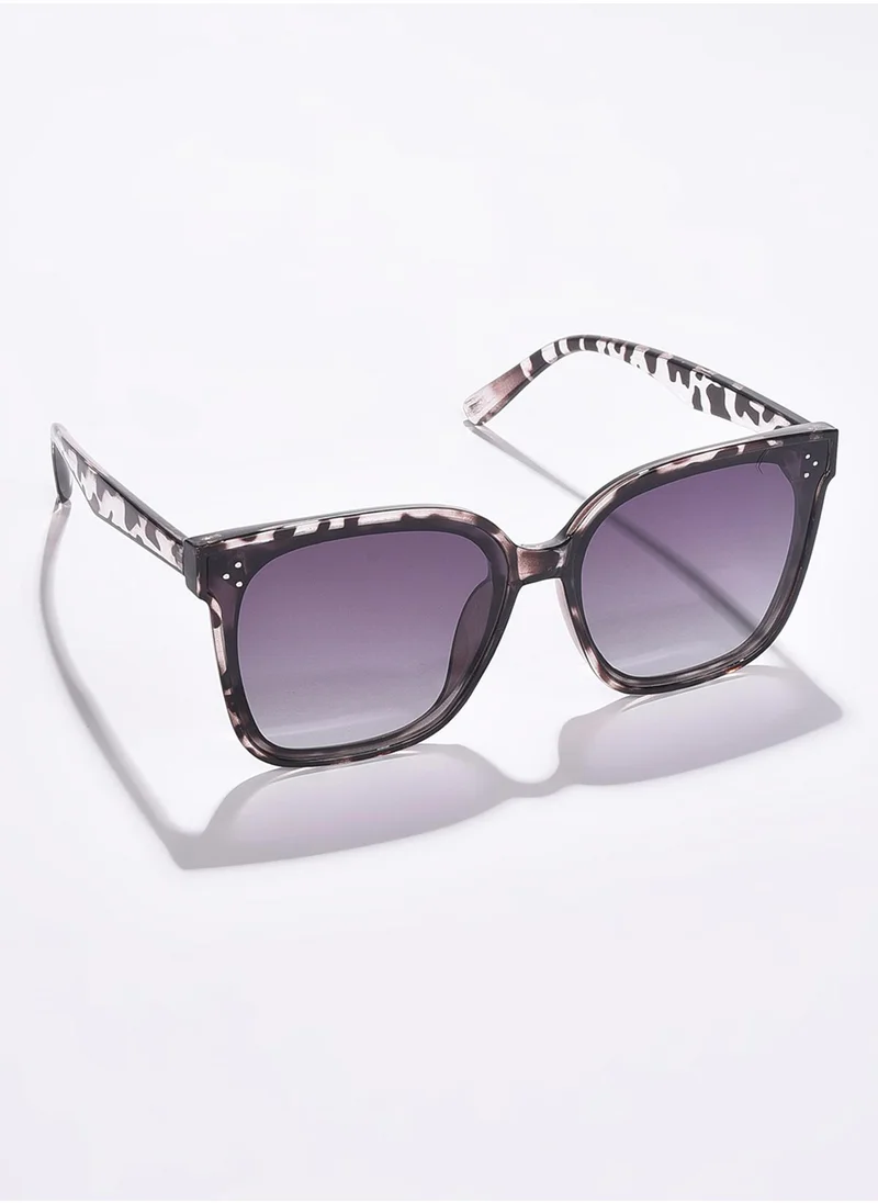 صوص هاوت Black Lens Purple Butterfly Sunglasses