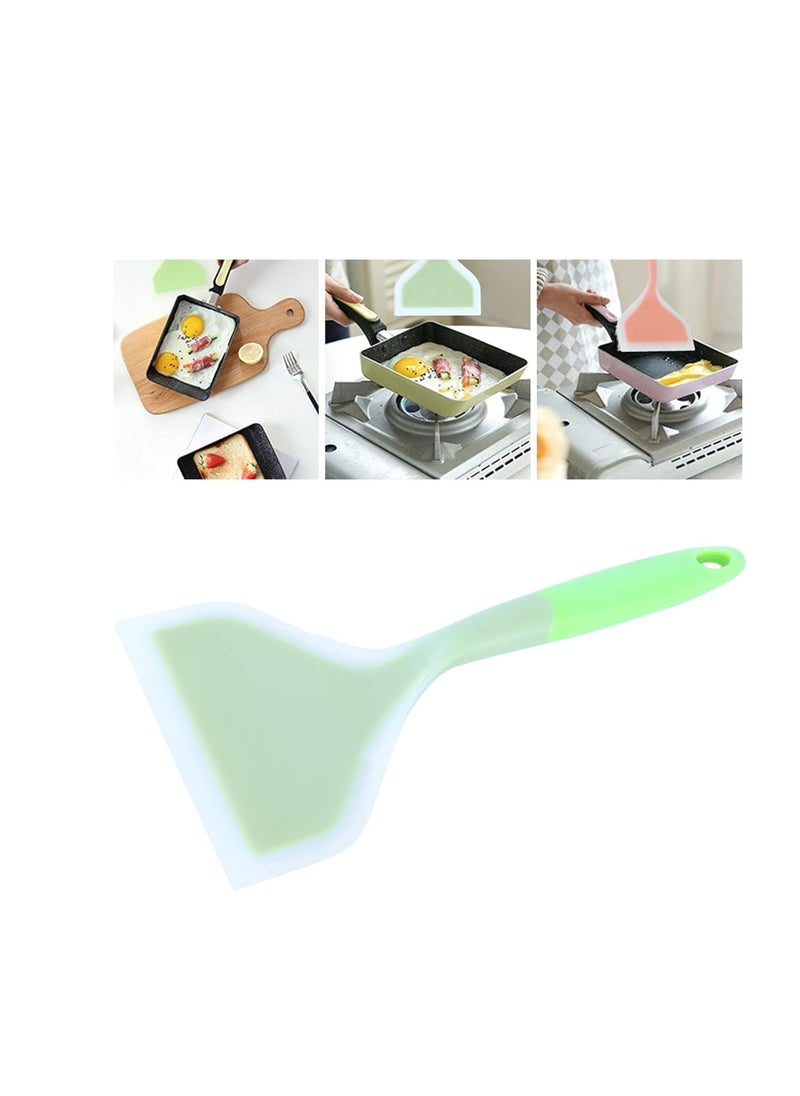 Oasisgalore 2-Pack Silicone Spatulas - Heat Resistant, Nonstick Cookware Safe (Green)  - Image 5