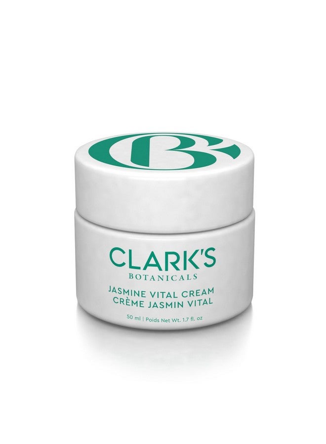 Clark's Botanicals Jasmine Vital Healing Serum Face Serum With Niacinamide Algae Calendula & Calming Jasmine Smooth & Revitalize Stressed 1.7 Oz - Image 1