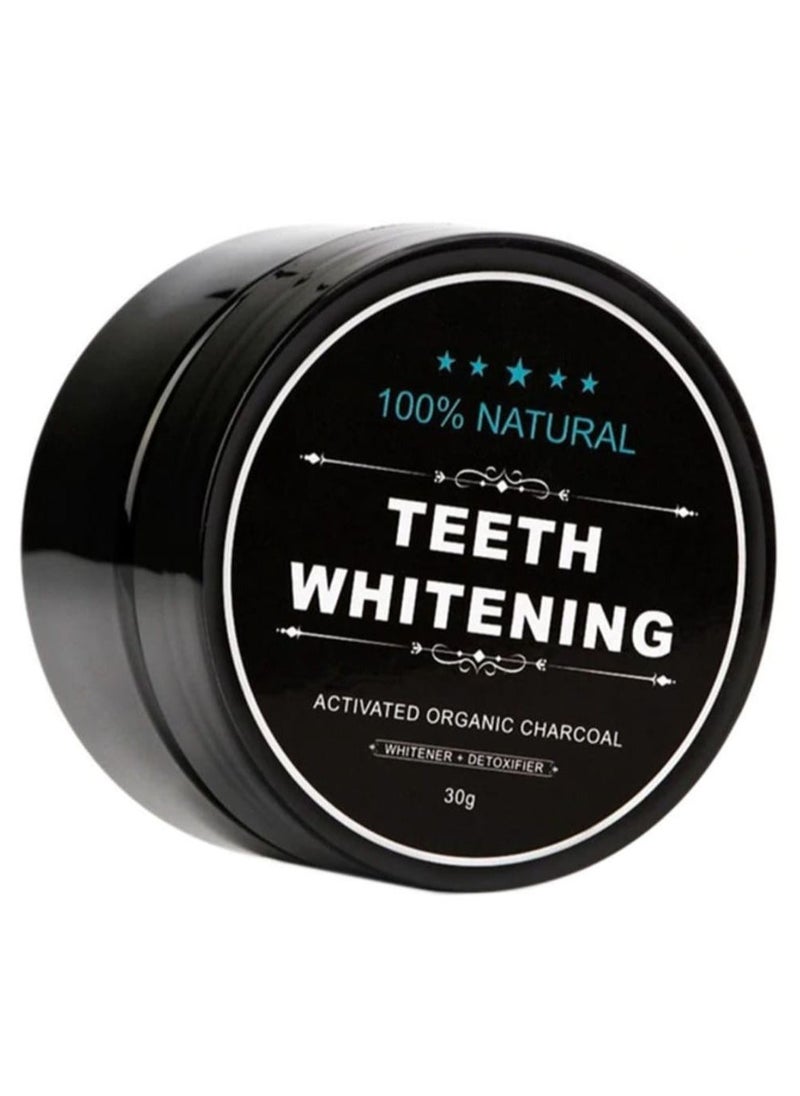 100% NATURAL Teeth Whitening Charcoal Powder 30g  - Image 2