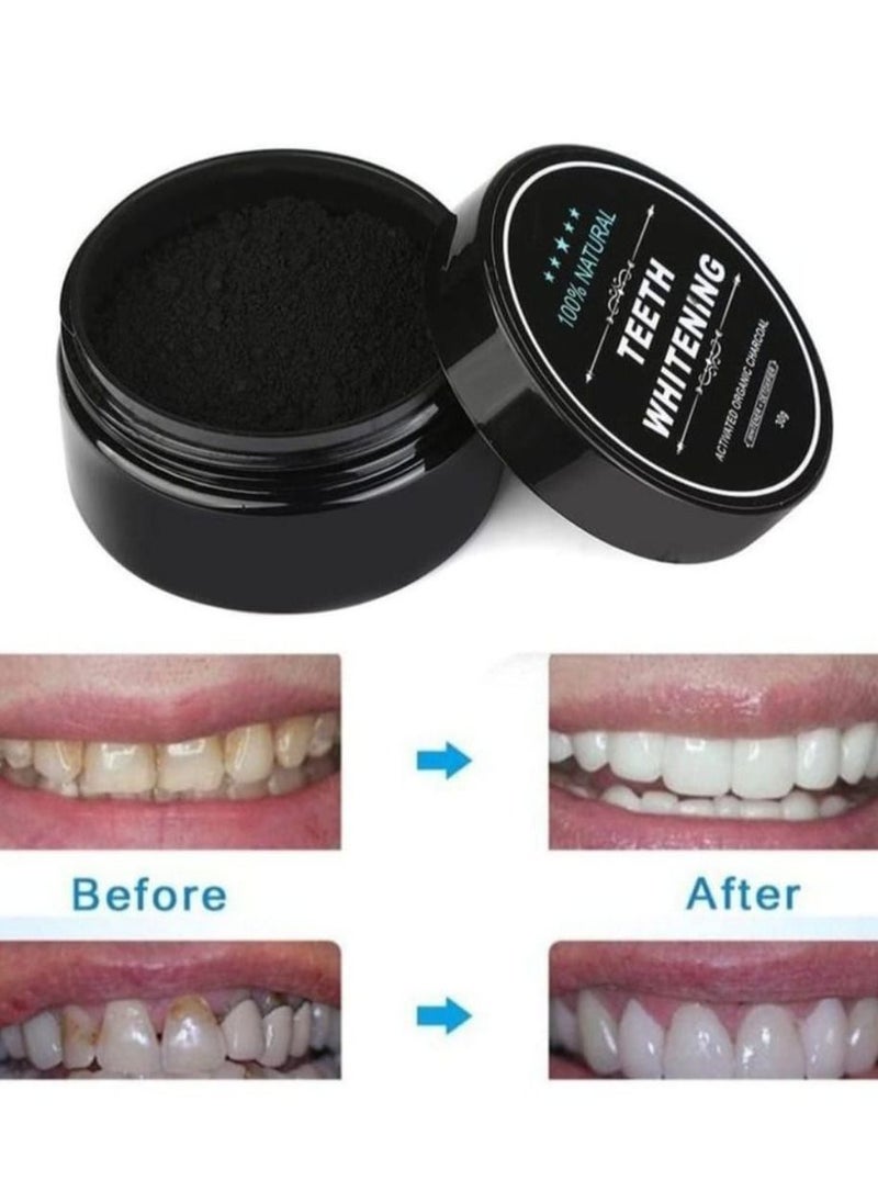 100% NATURAL Teeth Whitening Charcoal Powder 30g  - Image 4