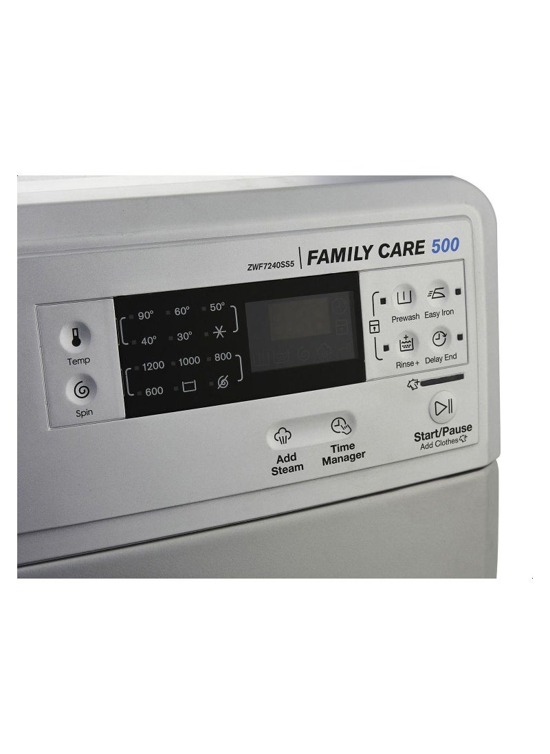 ZANUSSI Perlamax Washing Machine 7 Kg Zwf7240Ss5  - Image 5