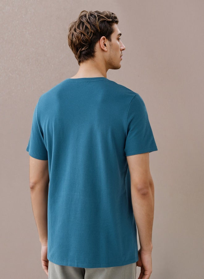 ايكونيك تيشيرت بيكيه بطبعة شعار أيقوني - Image 3