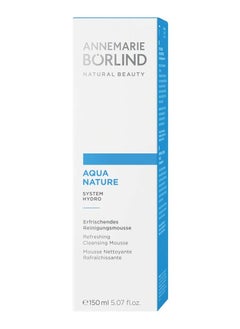 Annemarie Borlind Annemarie Borlind - Aquanature Refreshing Cleansing Mousse - Aloe and Hyaluronic Acid Vegan Natural Facial Wash - Removes Impurities and Makeup with Mild Tensides - 150 ml / 5.07 fl oz  - Image 2