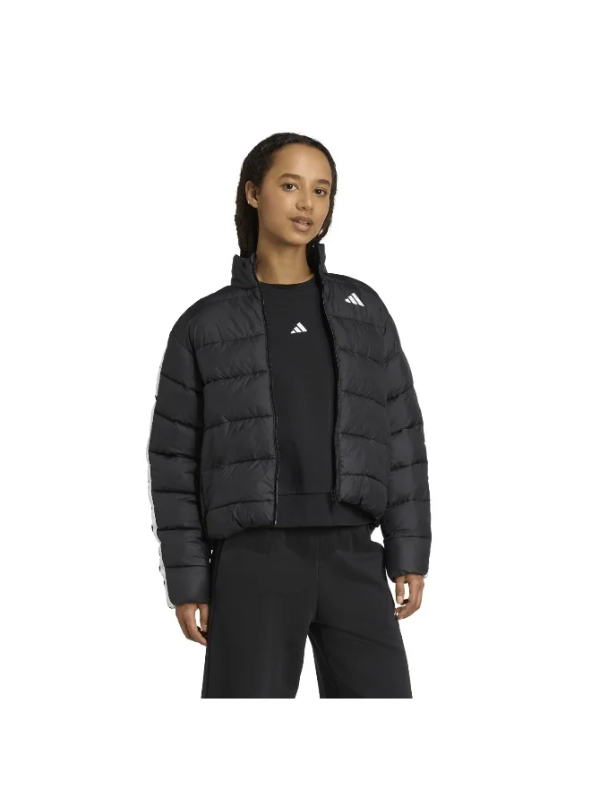 Adidas BLACK Essentials Climawarm 3 Stripes Synthetic Down Jackets for Women | Best Price UAE