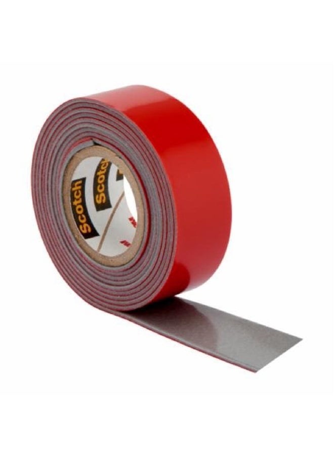 Scotch  - Extreme Exterior Double-Face Mounting Tape Red and Black 19mm x 1.5m UU011753207 - Image 1