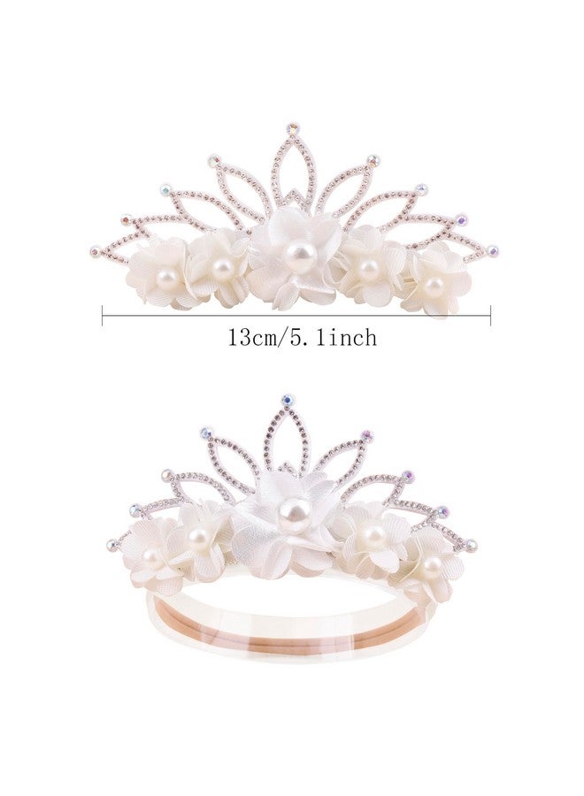 BFNAAgirl Flower Headband for Baby Girl Elastic Baby Floral Headbands Crown Hairbands Hair Accessories for Kids (089#, stretchy size) - Image 2