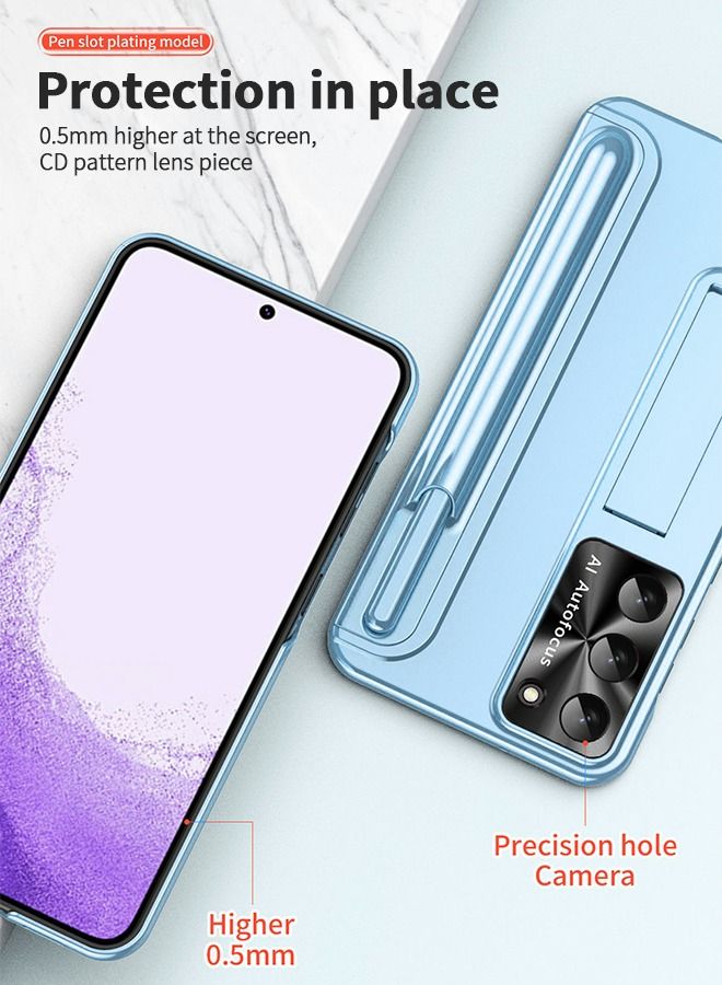 GROIC Compatible Samsung Galaxy S23 Plus Case with Pen,Magnetic Kickstand Phone Shell,360° Protection Phone Case Cover for Samsung Galaxy 23 Plus 6.6'' - Image 5