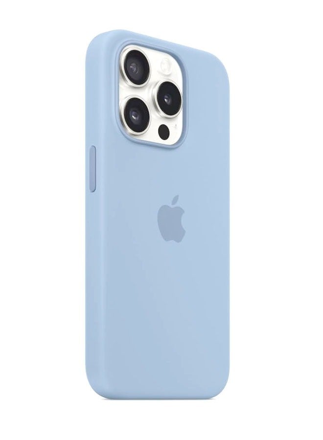 KASTWAVE iPhone 15 Pro Max Silicone Case Cover Blue, Liquid Gel Soft Ultra Slim Shockproof Back Cover Full Body Protection, Easy To Disassemble - Image 2
