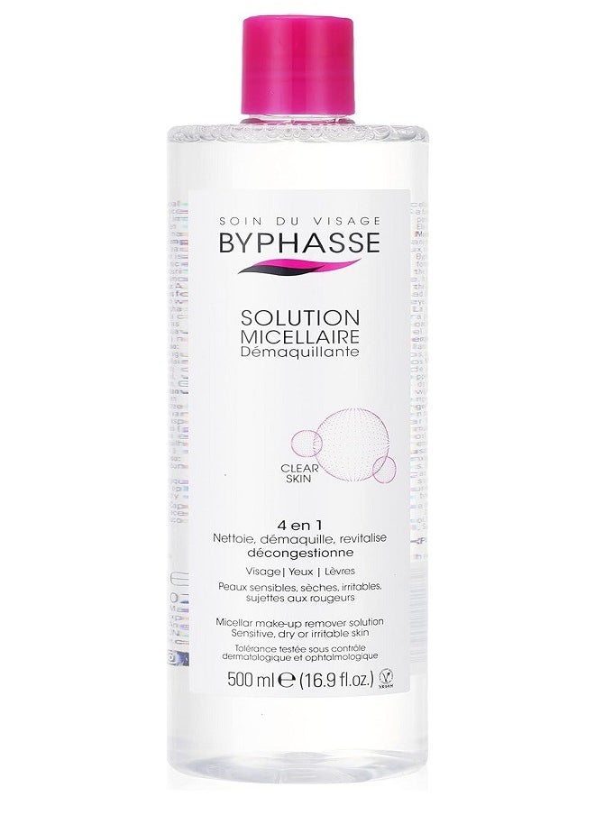 Solution Micellar Makeup Remover 4 In 1-500ml