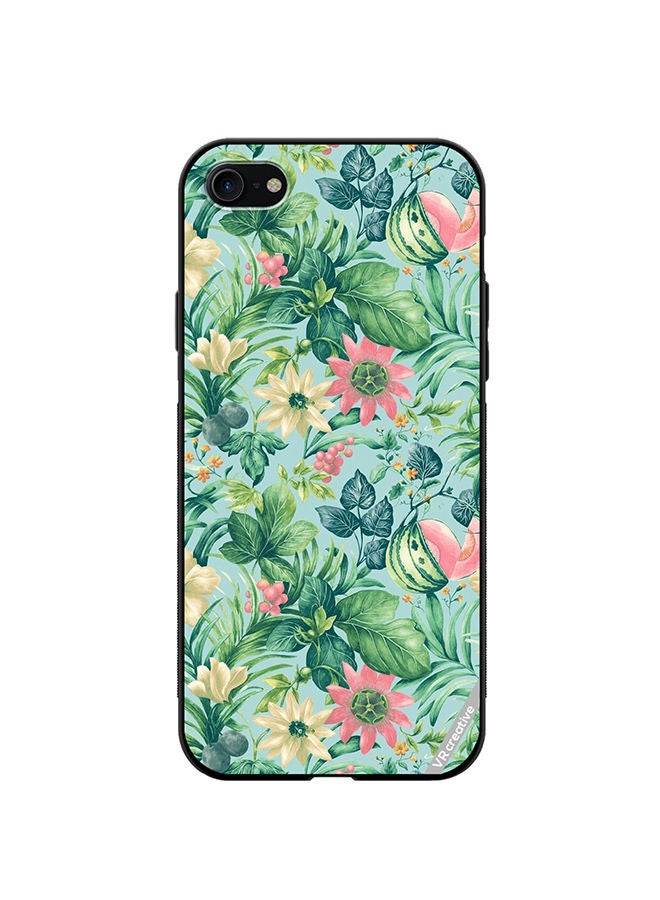 VR CREATIVE Protective Case Cover For Apple iPhone SE (2022) Sunfloweia Design Multicolour - Image 1