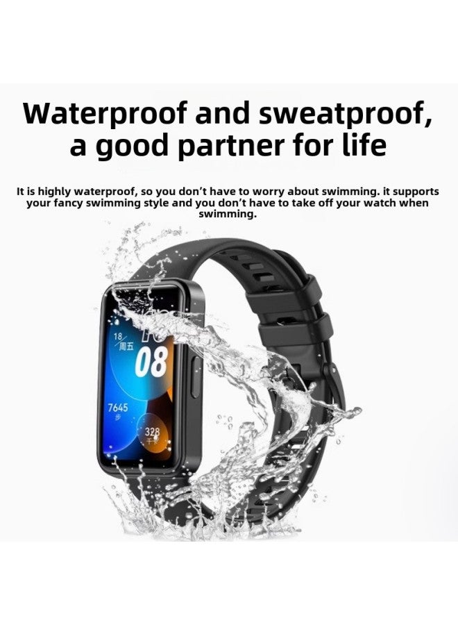 For huawei Bracelet 8/9 Representative Band For huawei Band8 Replacement Wristband Sports Bracelet 9NFC Glue Strap-Color:Light Pink-Specifications:Applicable To For huawei Bracelets 8/9  - Image 4