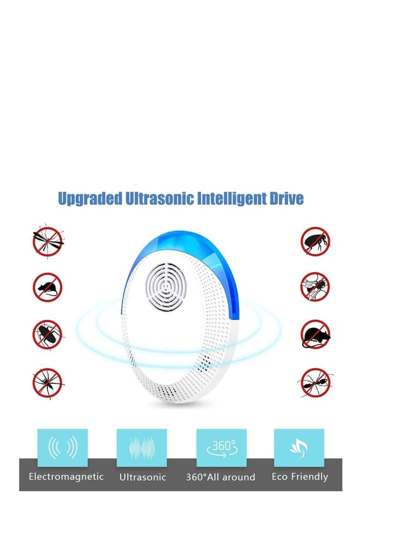 Excefore Ultrasonic Pest Repeller, Ultrasonic Pest Repellent, Indoor Pest Control Plug in, Indoor Repellent for Children and Pets Safe, Repellent for Home, Office, Kitchen, Warehouse (2PCS) - Image 2